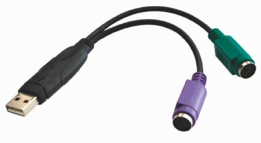 Astrotek USB 2.0 to PS2 Cable 15cm - for Mouse Keyboard Black Colour RoHS Astrotek USB 2.0 to PS2 Cable 15cm - for Mouse Keyboard Black Colour RoHS